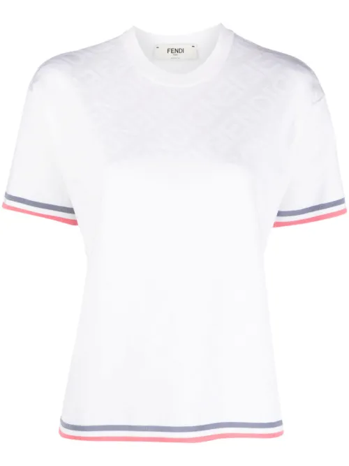 T-shirt à motif imprimé - FENDI - Modalova