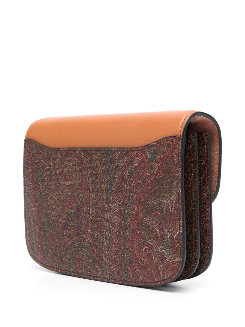 Shop Etro Essential Jacquard-pattern Crossbody Bag In Brown