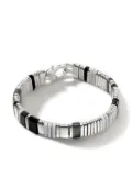 John Hardy Colourblock chain onyx bracelet - Silver