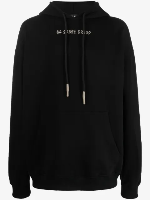 44 LABEL GROUP graphic-print cotton hoodie