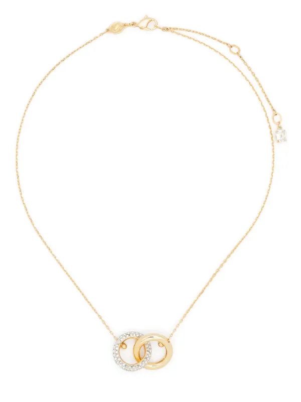 Swarovski Dextera クリスタル ネックレス | ゴールドトーン | FARFETCH JP