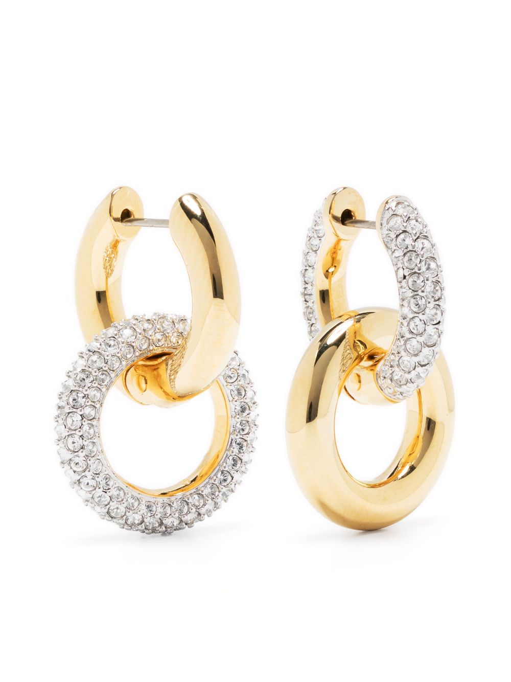 Swarovski Dextera Crystal-embellished Earrings In Clear