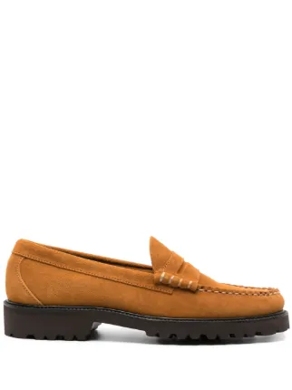 Bass clearance suede loafers