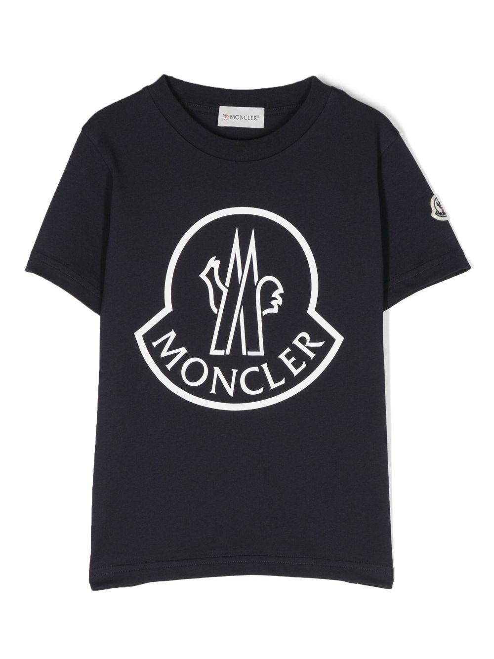 Image 1 of Moncler Enfant logo-print cotton T-shirt
