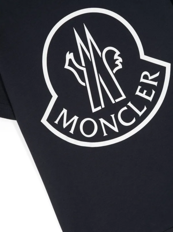 Moncler t shirt with big outlet logo