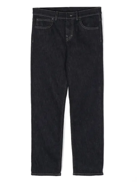 Moncler Enfant mid-risse straight-leg jeans 