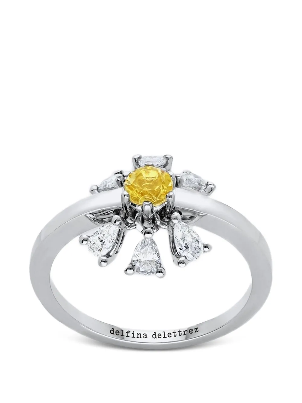 Delfina Delettrez Dancing diamond ring - Silver