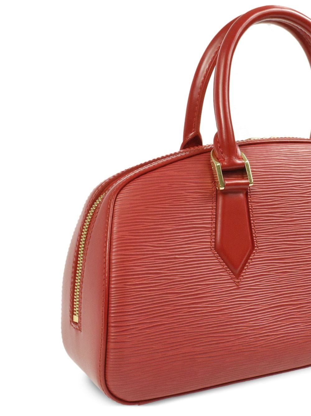 Pre-owned Louis Vuitton 2004  Epi Jasmin Handbag In Red