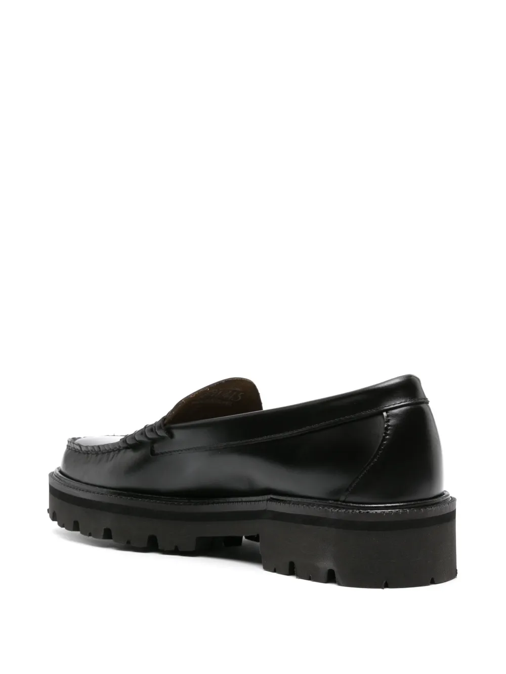 G.H. Bass & Co. Weejuns Super Lug Larson leather penny loafers Black