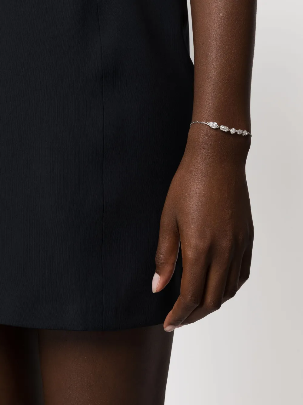 Swarovski Mesmera Crystal-embellished Three-piece Set In Silber