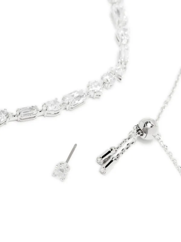 Swarovski tennis deals necklace set