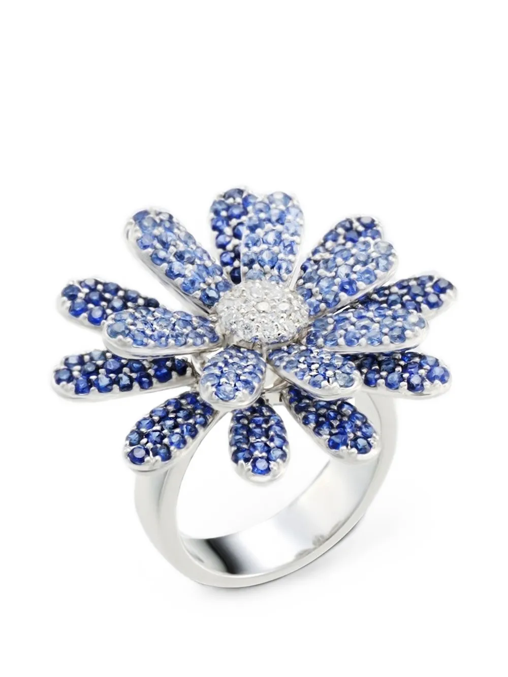 Mio Harutaka Daisy sapphire and diamond ring