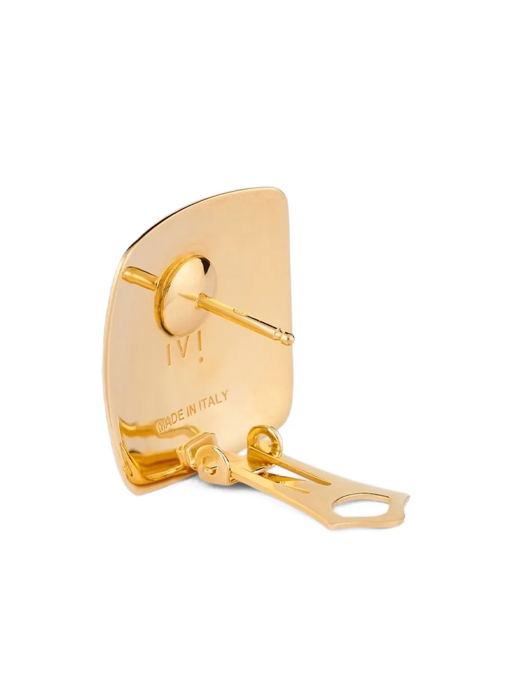 Ivi Slot Clip Earrings In Gold