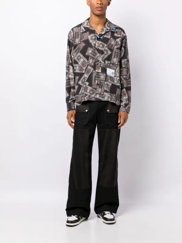 Maison MIHARA YASUHIRO Dollar Bill long-sleeve Shirt | Grey