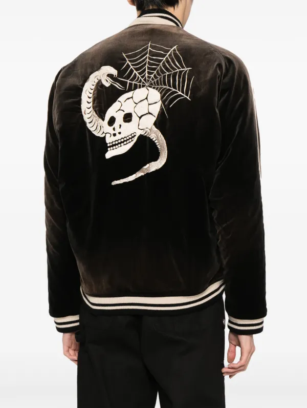 jin.comミハラヤスヒロベルベットボンバージャケット Maison MIHARA YASUHIRO Souvenir ベルベット ボンバー