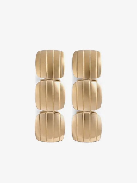 IVI Slot clip drop earrings