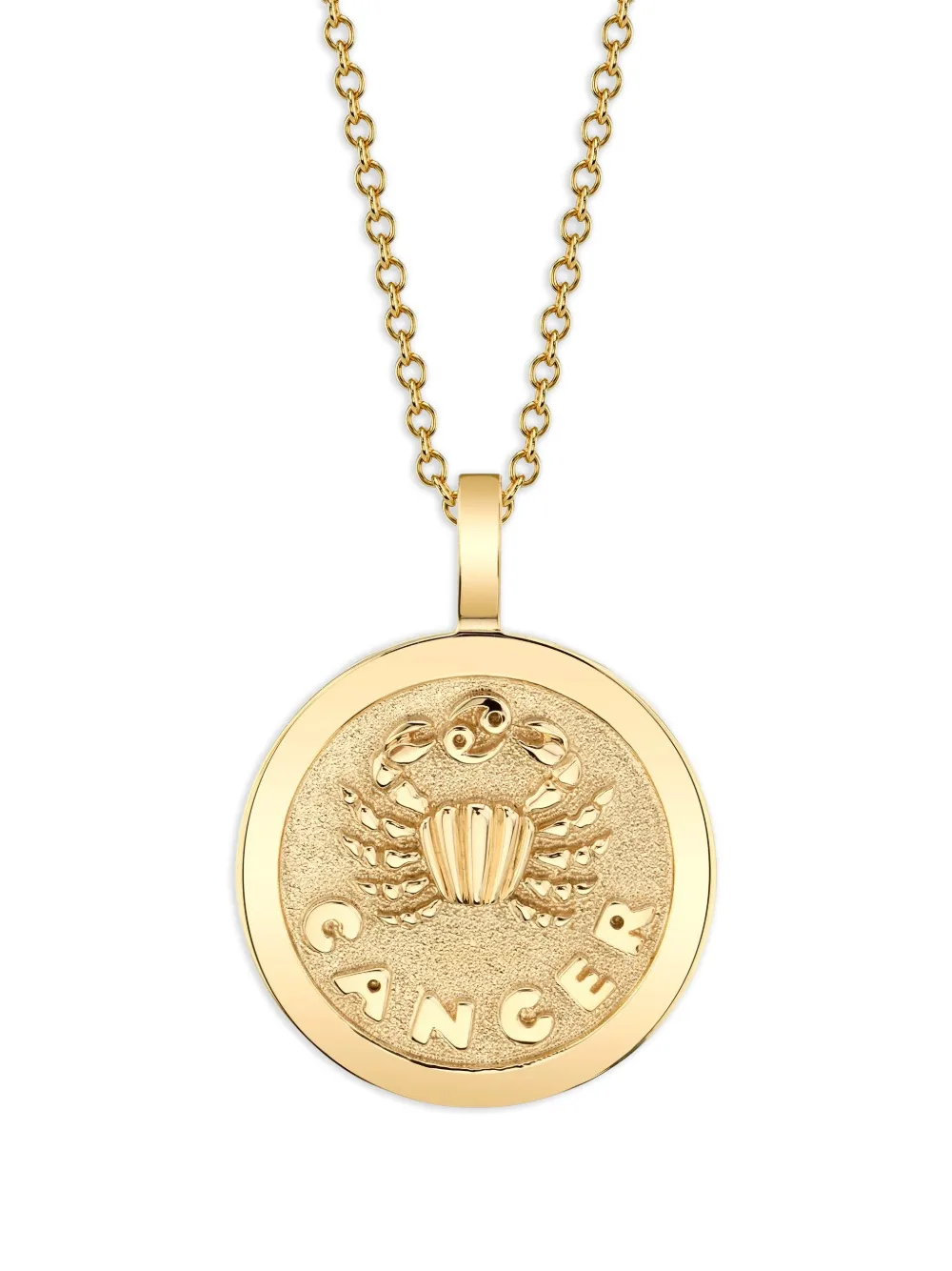 Anita Ko cancer zodiac coin pendant · OS