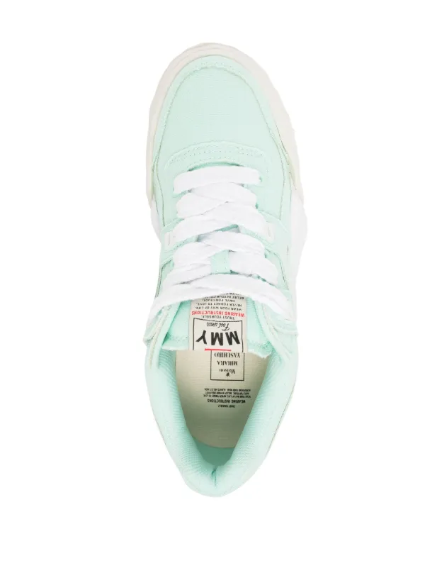 Maison MIHARA YASUHIRO Parker low-top Sneakers | Green  display picture 3
