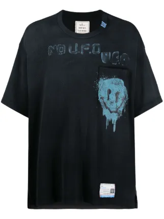 Maison MIHARA YASUHIRO Combined graphic-print T-shirt - Farfetch