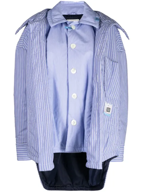 Maison MIHARA YASUHIRO layered padded shirt jacket