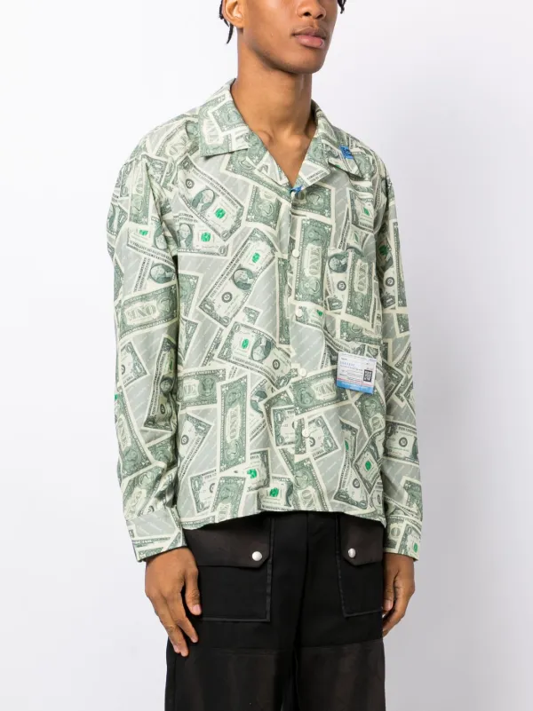 Maison Mihara Yasuhiro Dollar Bill long-sleeve Shirt - Farfetch