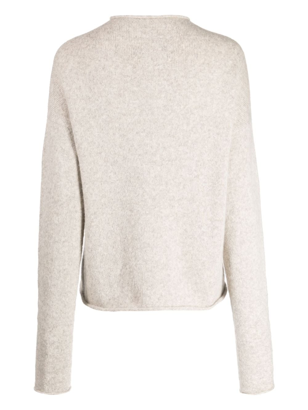 Lauren Manoogian mélange-effect alpaca blend jumper - Beige