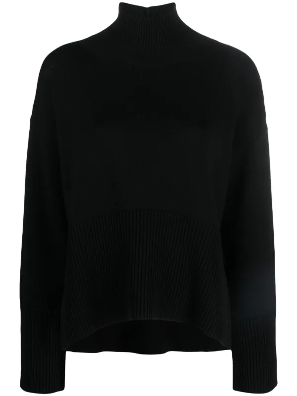 DONDUP high-neck Wool Sweatshirt Black FARFETCH