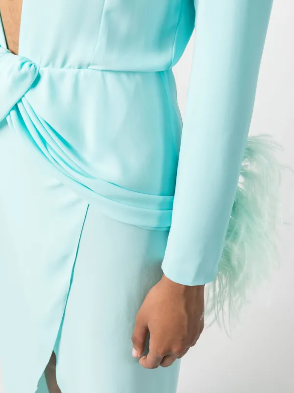Robe col plongeant hotsell