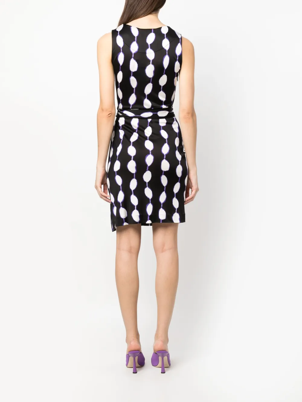 dvf polka dot dress
