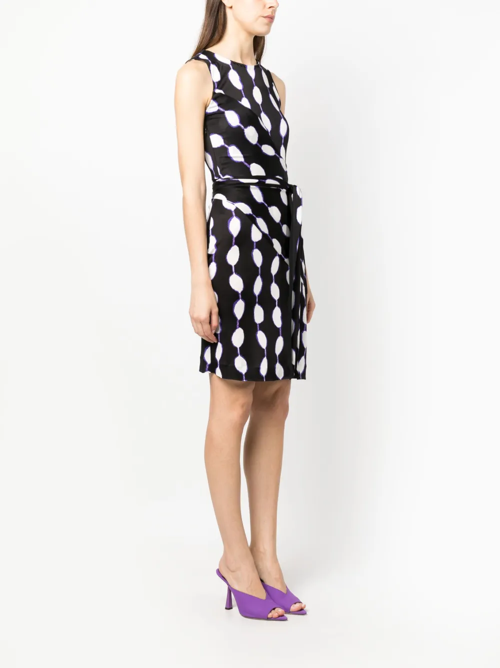 dvf polka dot dress