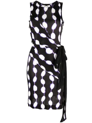 dvf polka dot dress