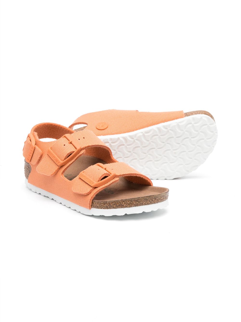 Birkenstock Kids Milano buckled sandals - Oranje