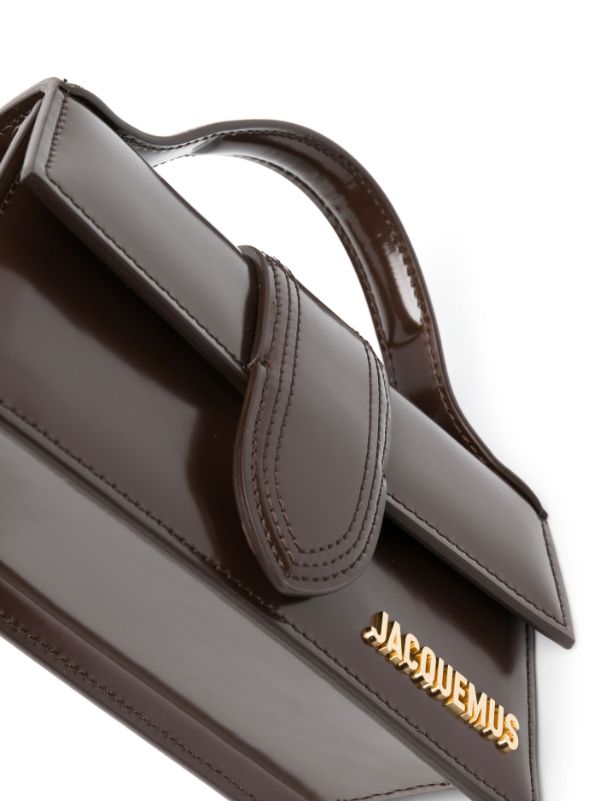 Jacquemus Mini Leather Le Bambino Top-Handle Bag - Black - One Size