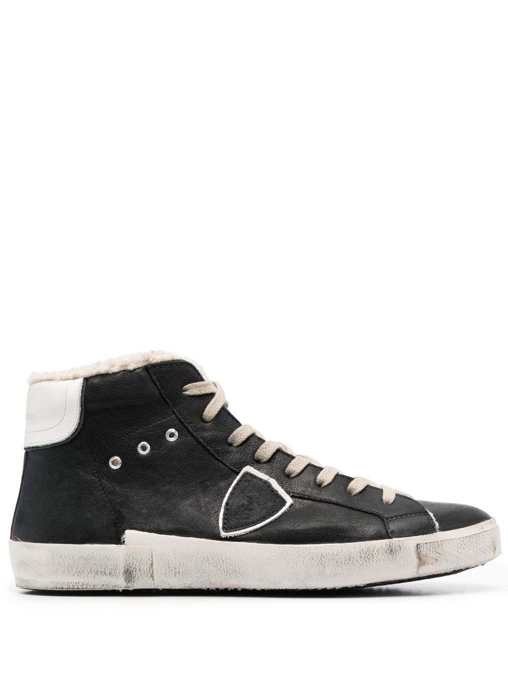 Philippe Model Paris logo-patch Leather Sneakers - Farfetch