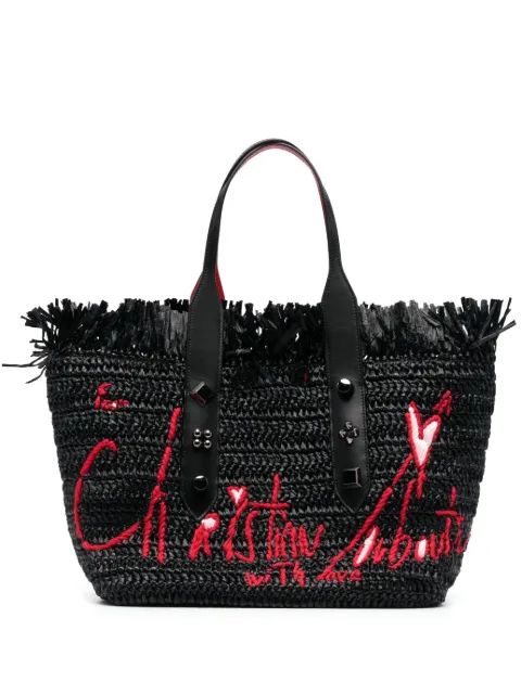 Christian Louboutin Frangibus logo-embroidered tote bag