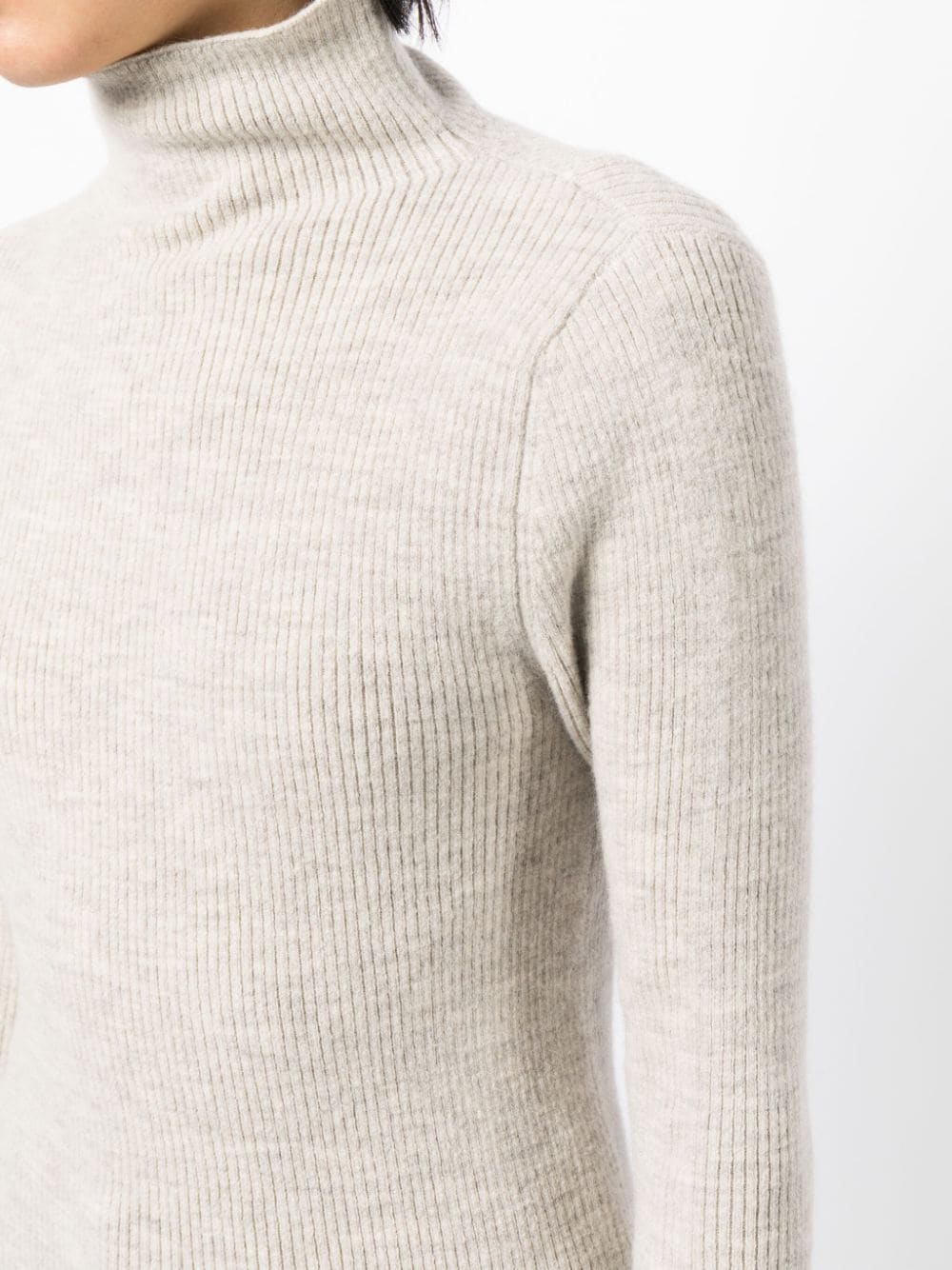 Lauren Manoogian Soft Rollneck Sweater in Glaze White