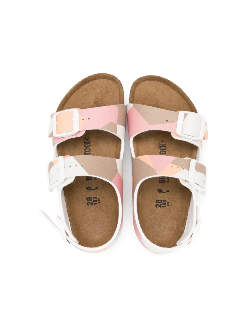 Birkenstock Kids Milano camouflage print Sandals Farfetch