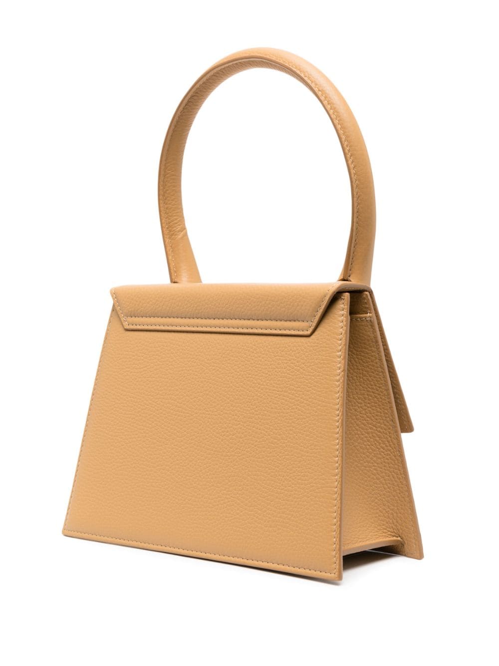 Shop Jacquemus Le Grand Chiquito Leather Bag In Neutrals