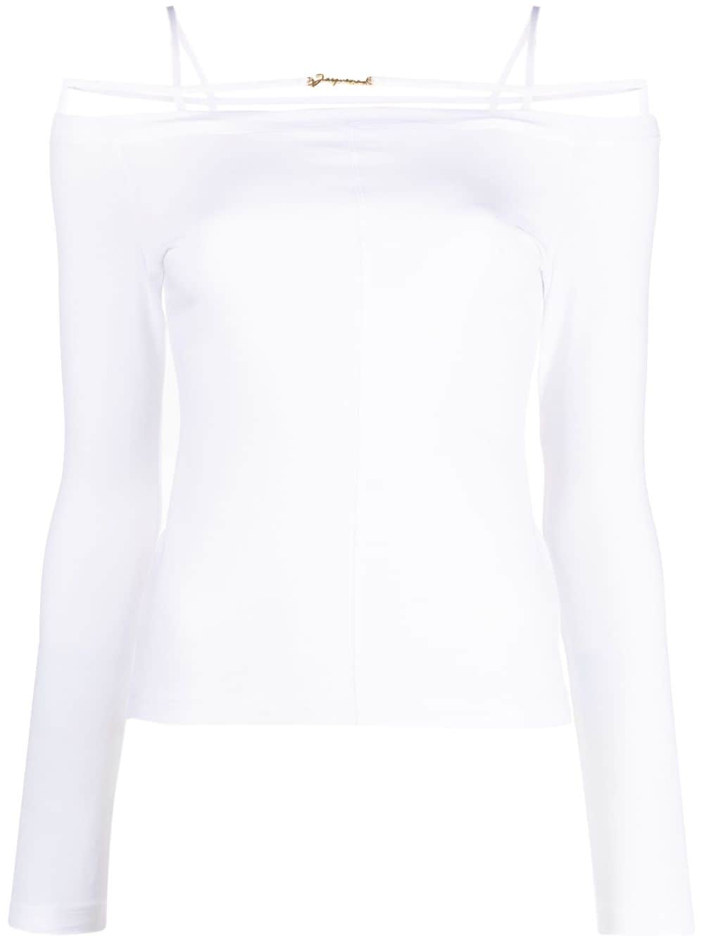Image 1 of Jacquemus Le T-shirt Sierra cotton top