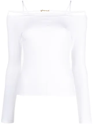 人気が高い Jacquemus Le FARFETCH | White | Top Cotton Sierra T-shirt トップス