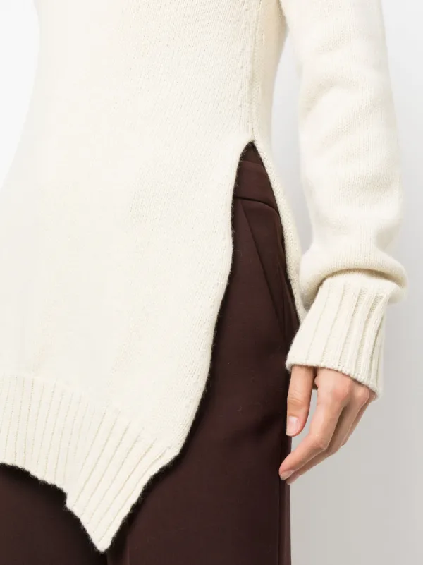 Jil Sander アシンメトリーヘム プルオーバー | ニュートラル