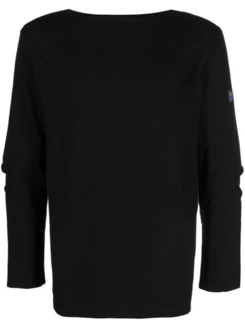 Kapital - elbow-ripped long-sleeve T-shirt