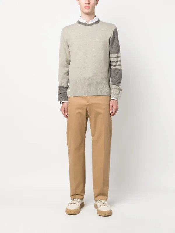 Thom Browne 4BAR カシミア セーター | ニュートラル | FARFETCH JP Thom Browne 4BAR カシミア セーター | ニュートラル | FARFETCH JP