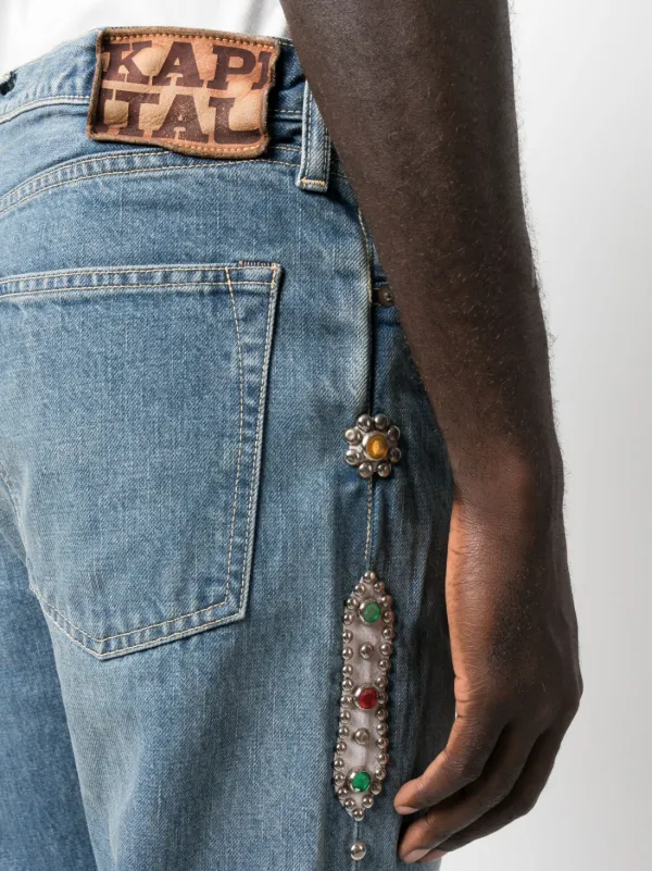 kapital スタッズデニム 楽天市場】KAPITAL LEGS キャピタル レッグス Studs Damaged