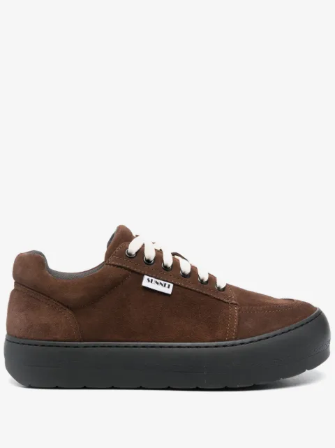 Sunnei Dreamy lace-up suede sneakers