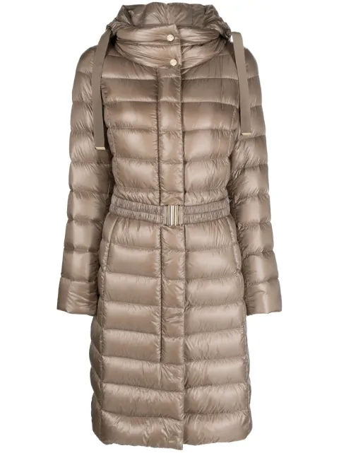 Herno padded belted raincoat