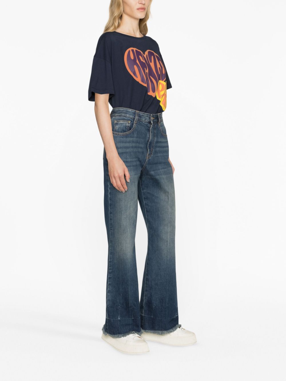 Kenzo logo-print cotton T-shirt Women