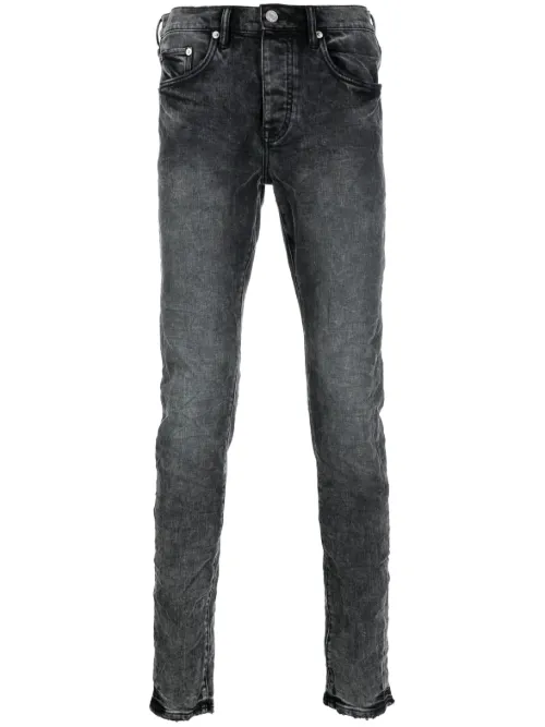 Jean délavé à taille mi-haute - Purple Brand - Modalova