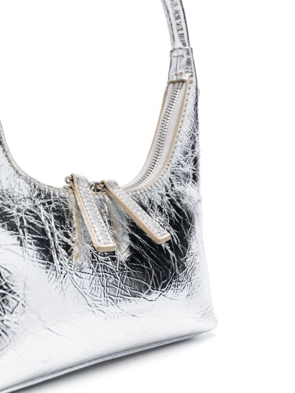 Marge Sherwood mini Hobo tote bag, Silver