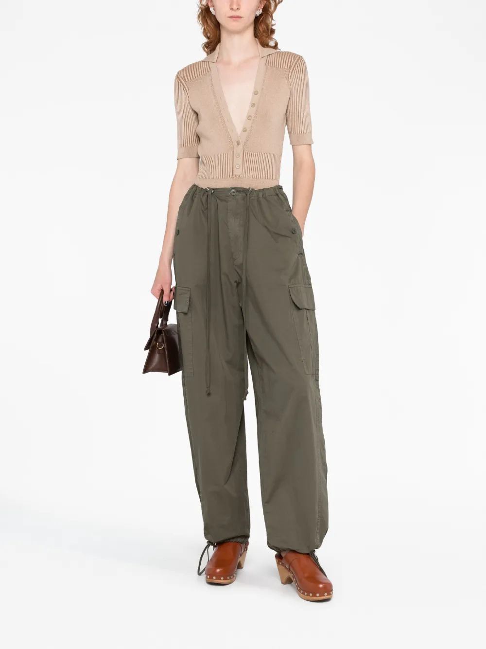 Jacquemus Le body Yauco polo bodysuit - Beige